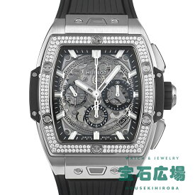 【最大30000円OFFクーポン4/14(日)20時開始】ウブロ HUBLOT スピリットオブビッグバン チタニウム ダイヤモンド 642.NX.0170.RX.1104【新品】メンズ 腕時計 送料無料