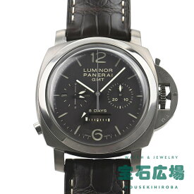 パネライ PANERAI ルミノール1950 8デイズクロノ モノプルサンテGMT PAM00311【中古】メンズ 腕時計 送料無料