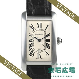 カルティエ Cartier タンクアメリカン LM W2603256【中古】メンズ 腕時計 送料無料