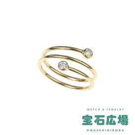 【最大30000円OFFクーポン11/1(土)0時開始】ティファニー TIFFANY＆Co. エルサ・ペレッティ フープ ダブルロウ 2Pダイヤ リング 【中古】レディース ジュエリー 送料無料