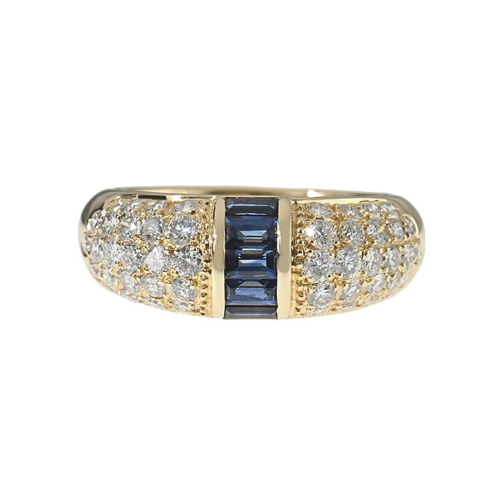 楽天市場】ミラ・ショーン サファイア・パヴェダイヤ リング 【中古  