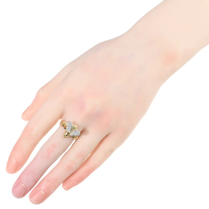 楽天市場】ポメラート Pomellato ハチ ダイヤ チェーンリング 【中古  