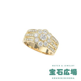 ポンテヴェキオ Ponte Vecchio フラワー ダイヤ リング 【中古】レディース ジュエリー 送料無料