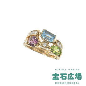 ブルガリ BVLGARI アレグラ セミプレシャスストーン・ダイヤ 2バンドリング AN852169【中古】レディース ジュエリー 送料無料