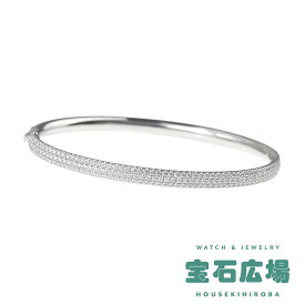 ティファニー TIFFANY＆Co. メトロ ヒンジ ハーフサークルダイヤ 3ライン バングル 【中古】ユニセックス ジュエリー 送料無料