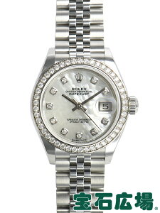 �����b�N�X ROLEX ���f�B �f�C�g�W���X�g 28 279384RBR�y�V�i�z ���f�B�[�X �r���v ��������