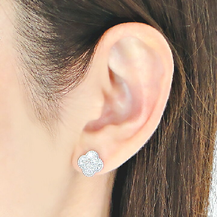 楽天市場】K18YG/PG/WG/Pt900 【0.3ct】【SIクラス】クローバー  