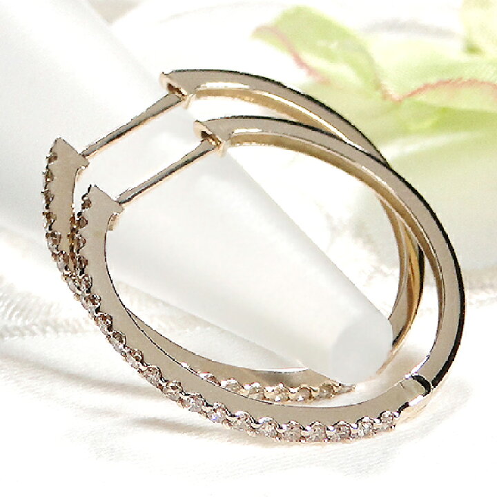 楽天市場】K10YG/PG【0.5ct】【SIクラス】シャンパンカラー 