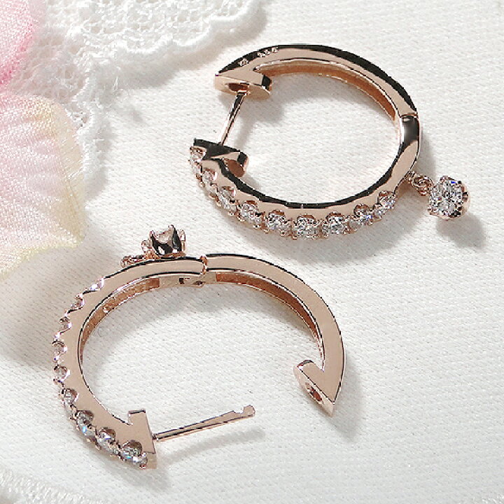 楽天市場】K18YG/PG/WG【1.0ct】中折れ式 無色透明 天然 ダイヤモンド  