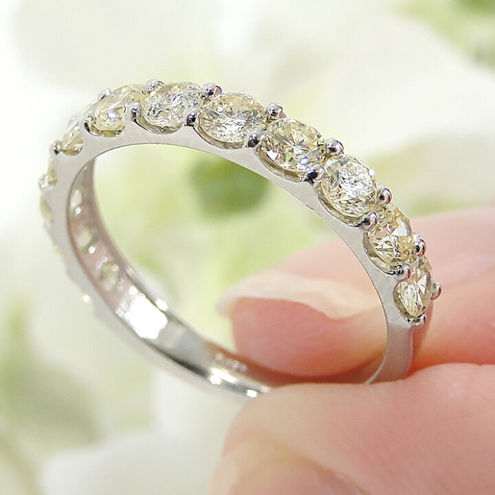 楽天市場】【数量限定】Pt950 【1.0ct】【SIクラス】12石ライト 