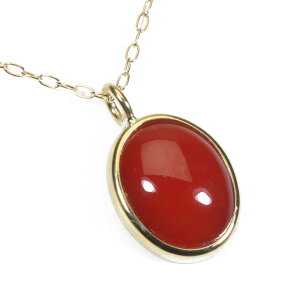 血赤珊瑚 ネックレス ペンダント 無染色 K18YG 18金 イエローゴールド SANSUI レディース 女性 ファッション アクセサリー ジュエリー 還暦祝い 珊瑚婚式 3月誕生石 ラッピング無料 送料無料
