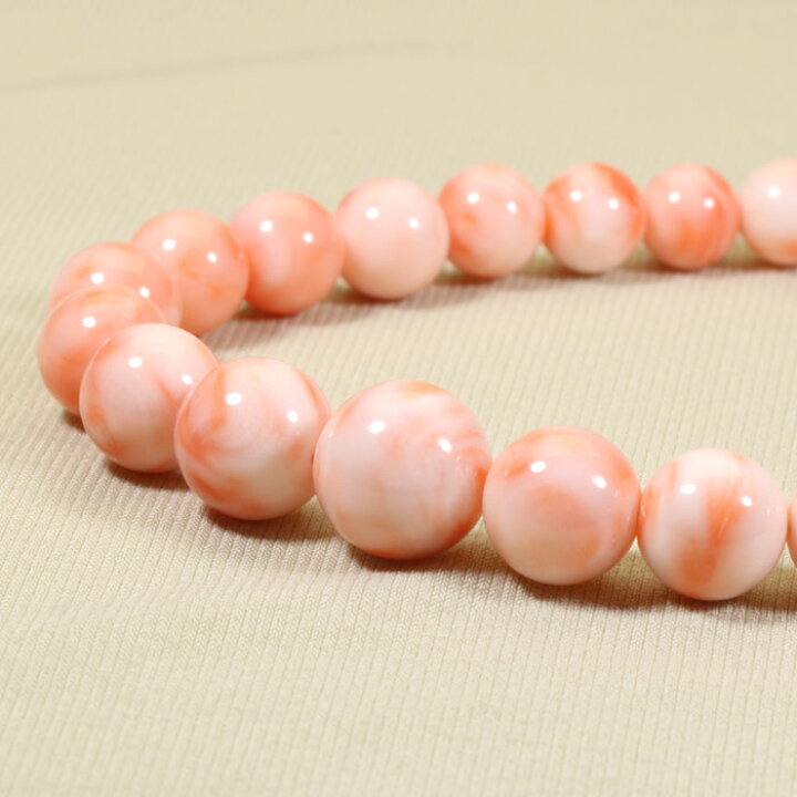 本珊瑚ピンクサンゴネックレスアクセサリーヴィンテージ 59 