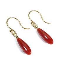 楽天市場】ピアス 18k 珊瑚の通販