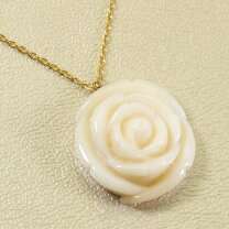 楽天市場】サンゴ 薔薇 ネックレスの通販