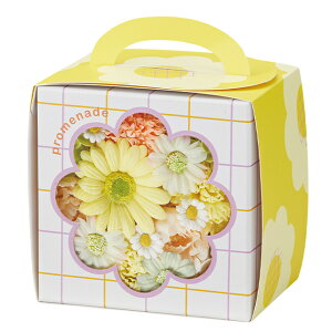 【フラワーグリッドソープフラワー】かわいい フラワーソープ 石鹸 春アレンジ フラワーアレンジメント フェイクフラワー フラワーギフト インテリア 雑貨 玄関装飾 母の日ギフト マザー