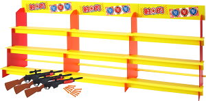 【ジャンボ射的大会ディスプレイ台(本体)】【※代引き不可/送料無料※】射的大会 イベントキット イベント キャンペーン 催事 縁日 集客 促進 企画 販促品 粗品 ノベルティ 景品 賞品 プ