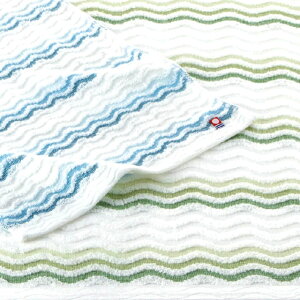 【※10枚セット販売/送料無料※】【さざなみ フェイスタオル】本多タオル 日本製 今治産 今治タオル 高品質 高吸水 約33×83cm フェイスタオル タオル まとめ買い 病院 介護施設 老人ホーム 自