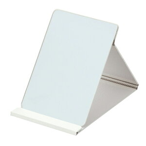 【10個セット販売】【折りたたみスタンドミラー(小)】送料無料 メイク 化粧 鏡 シンプル スリム 持ち運び 携帯 旅行 記念品 販促 イベント 粗品 プチギフト ノベルティ まとめ買い ばらま