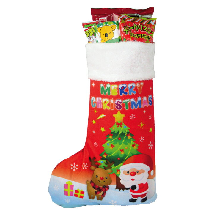 楽天市場 ファンシーソックス４５ｃｍ クリスマスブーツ サンタブーツ 銀ブーツ クリスマス クリスマスプレゼント クリスマスパーティー お菓子入ブーツ まとめ買い 販促品 粗品 記念品 抽選会 イベント 景品 ノベルティ 幼稚園 保育園 子供向け お菓子 詰め合わせ