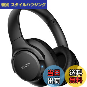 �y���������z���C�����X �w�b�h�z�� KVIDIO Bluetooth 6.0 65���ԍĐ� 40mm HD �h���C�o�[���j�b�g �I�[�o�[�C���[�w�b�h�z�� �}�C�N���� �L�� ���� ���p �Չ� ���^ �n���Y�t���[�ʘb�\ �u���[�g