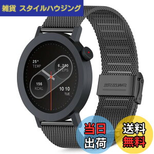 �y���������z[HeeNia] �o���h CMF by Nothing Watch Pro 3/CMF by Nothing Watch Pro 2 �Ή� �����x���g �X�e�����X�� �ւ��x���g �������߉\ �j�����p �����o���h (�u���b�N)