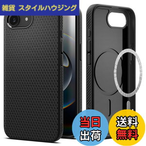 �y���������zSpigen �y�n��19�N�̋Z�p�́z iPhone 17e / 16e �P�[�X MagSafe �}�O�l�b�g���� �X�g���b�v�z�[�� �}�b�g TPU �o���p�[ �ϏՌ� �ČRMIL�K�i ���L�b�h�E�G�A�E�}�O�t�B�b�g ACS09151 (�}�b�g�E
