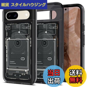 �y���������zSpigen Google Pixel 8a �P�[�X �N���A ���C�����X�[�d�Ή� �o���p�[2�d�\�� �X�g���b�v�z�[���t�� �ČRMIL�K�i�擾 �ϏՌ� ���菝�h�~ ���΂ݖ��� �E���g���E�n�C�u���b�h ACS07261 (�[