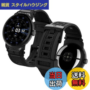 �y���������z[Spigen] Google Pixel Watch 41mm �o���h�yPixel Watch 4 / 3 / 2 / 1 �Ή��z �X�|�[�c ���������\ �ȒP���� �y�� ���� �J�[�{���e�N�X�`���[ �}�b�g�d�グ ���M�b�h�E�o���h AMP07556 (�}�b�g�E