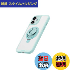 �y���������zAnker MagGo Magnetic Case (2-in-1, 360�V���R�������O, iPhone 16�p) �~���g�u���[ MagSafe�Ή� �����O�X�^���h�t�� iPhone �V���[�Y �X�}�z�P�[�X/�����ی�/�ϏՌ�/���ϋv��/���΂݂Ȃ�/�ČRMIL