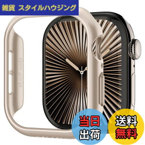 �y���������zSpigen Apple Watch 11 Apple Watch 10 �P�[�X 42mm AppleWatch10 �Ή� ���� �Ռ� �z�� �ȒP�Ȏ��t�� �����^ �V���v�� �X���� �y�� �ی�J�o�[ �A�b�v���E�H�b�`�P�[�X �V���E�t�B�b�g ACS08590 (