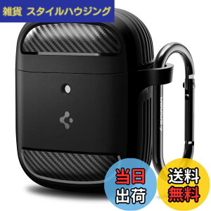 �y���������zSpigen Pixel Buds A-Series �P�[�X �ϏՌ� PC TPU ��d�\�� ���C�����X�[�d �Ή� �J���r�i �����O�t�� �y�� �L�Y�h�~ �Ռ� �z�� �V���v�� ���M�b�h�E�A�[�}�[ ASD01344 (�u���b�N)