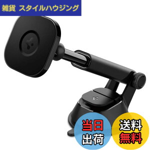 �y���������zSpigen �ԍڃz���_�[ �}�O�l�b�g MagSafe�p �z�� �X�}�z�z���_�[ �� �_�b�V���{�[�h �S���Q���z�� �X�}�z�X�^���h iPhone 14 13 12 Pro Max Plus Mini �������� 360�x��] �Ў�E�� �����h�~ ��