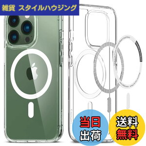 �y���������zSpigen iPhone13Pro�P�[�X MagSafe �}�O�l�b�g���� 2�d�\�� �ČRMIL�K�i�擾 �ϏՌ� ���菝�h�~ �}�O�Z�[�t �K�p�J�o�[ ���΂ݖ��� ���C�����X�[�d�Ή� �E���g���E�n�C�u���b�h �}�O ACS0