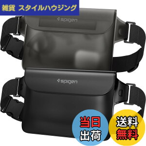 �y���������zSpigen ���S�h�� �E�G�X�g�|�[�` 2���Z�b�g ���� IPX8�F�� �C �v�[�� �� ���s �A�E�g�h�A �X�}�z���[�\ �O�d�`���b�N �x���N�� PVC ��e�� �h���o�b�O A620 AMP04531 (�u���b�N)