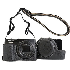 �y���������zRieibi TZ99 �J�����P�[�X�APanasonic Lumix DC-TZ99/ DC-ZS99�f�W�^���J�����pPU���U�[�J�����P�[�X�A���߉\�ȃV�����_�[�X�g���b�v�t�����O���\�ȕی�P�[�X�A�r���[�e�B�[�J�o�[