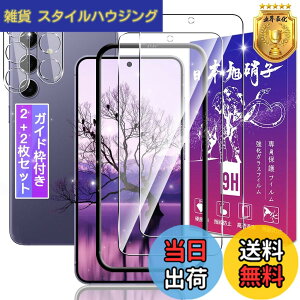 �y���������z�y2+2���Z�b�g�z�Ή� Galaxy S24 �K���X�t�B���� 2�� + Galaxy S24 5G SC-51E SCG25 �����Y�ی�t�B���� 2���y�K�C�h�g�t�� �w�䃍�b�N�����Ή��z�Ή� �M�����N�V�[S24 �����K���X �t�B���� 