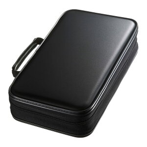 �y���������z�T�����T�v���C(Sanwa Supply) �|���v���s���� DVD�ECD�Z�~�n�[�h�P�[�X(96�����[�E�u���b�N) FCD-WL96BK