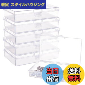 �y���������zBENECREAT 6�Z�b�g13.2x7.7x3cm�v���X�`�b�N�������P�[�X �N���A���[�{�b�N�X �A�N�Z�T���[ �r�[�Y �p�[�c���[�P�[�X �l�ߑւ��e�� �����p���[�{�b�N�X �����`