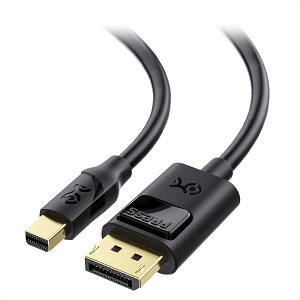 �y���������zCable Matters �o���� 8K Mini DisplayPort DisplayPort �ϊ��P�[�u�� - 1.8m�A8K@60Hz / 4K@240Hz�EHDR�AMini DP - DP 1.4�P�[�u���AThunderbolt 2�Ή��A �u���b�N