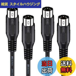 �y���������zCable Matters 2�{�Z�b�g MIDI�P�[�u�� - 1.8m�A5�s��DIN �I�X-�I�X�AMIDI �P�[�u���A�L�[�{�[�h�E�V���Z�T�C�U�[�E�d�q�h�����E�d�q�s�A�m�E�I�[�f�B�I�C���^�[�t�F�[�X�Ή�