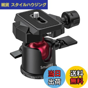 �y���������zSmallRig ���R�_�� 360�x��]�� �A���~�� �A���J�X�C�X�v���[�g 3/8-1/4�l�W�A�_�v�^�[�t��-BUT2665