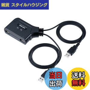 �y���������z�T�����_�C���N�g KVM�X�C�b�` �}�E�X �L�[�{�[�h �؂�ւ� �G�~�����[�V�����@�\ �d���s�v Mac/Windows�Ή� USB�ؑ֊� 1�� 400-SW032