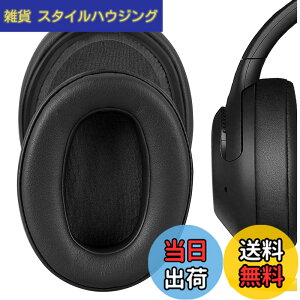 �y���������zGeekria �C���[�p�b�h�݊��� �p�b�h �\�j�[ Sony WH-XB900N/ WH-CH710N/ WH-CH720N/ WH-RF400/ MDR-RF895RK �w�b�h�z���ɑΉ� �p�b�h �C���[/�C���[�J�b�v (�v���e�C�����U�[/�u���b�N)