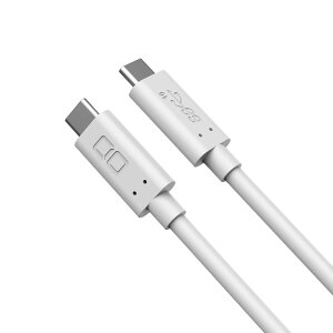�y���������zCIO USB-C to USB-C �P�[�u�� 100W PD 1m USB3.1 Gen2 �}���[�d 20V 5A �P�[�u�� Type-C 4K 60Hz �f���o�� PD3.0 PPS QC3.0 10Gbps �f�[�^�]�� e-marker ���� (�z���C�g)