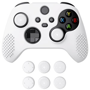 �y���������zeXtremeRate PlayVital 3D Studded��Xbox Series X/S�R���g���[���[�ɑΉ��p�A���`�X���b�v�V���R�[���J�o�[�X�L���A�����e�w�O���b�v�L���b�v6�t���AXbox Core���C�����X�R���g���[���Ή�