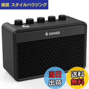 �y���������zDonner �M�^�[�A���v �~�j 5W �[�d�� 3�o���hEQ���� ��� �R���p�N�g �y�� ������K Retro British tone DA-10
