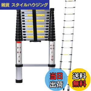 �y���������zDayPlus �L�k�͂��� �Œ�5 m (16.5 ft) �܂��ݐL�k��q ���@�\�A���~�͂��� �����^�тɕ֗� �y�� �ω׏d150 kg �������O���p �������b�N ���S���b�N �X���C�h�� �A���~��q �z�[����