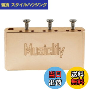 �y���������zMusiclily Ultra �u���X 36mm �V���[�gMIM�X�^�C�� �g�������u���b�N 10.5mm���s�b�`������Squier Pre-2020 Affinity�X�g���g�g�������u���b�W�p