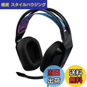 �y���������zLogicool G �Q�[�~���O�w�b�h�Z�b�g G335 �Q�[�~���O �w�b�h�Z�b�g G335BK �y�� 222g 3.5mm �L�� ���̉��� �X�e���I 2.1ch �t���b�v�~���[�g �}�C�N�t�� PS5 PS4 PC Switch 2 Xbox �X�}�z �Ή� �w�b