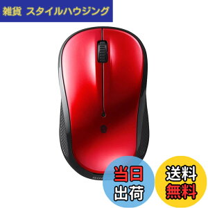 �y���������z�o�b�t�@���[ Bluetooth Blue LED �É� 3�{�^�� �}�E�X ���b�h Windows/Mac/Chrome/Android/iOS/iPadOS�Ή� �d�r�������ő�450�� �y�� BSMBB105RD